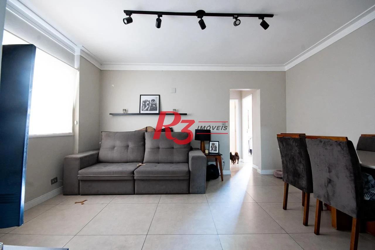 Apartamento com 2 dormitórios à venda, 94 m² por R$ 480.000,00 - Embaré - Santos/SP