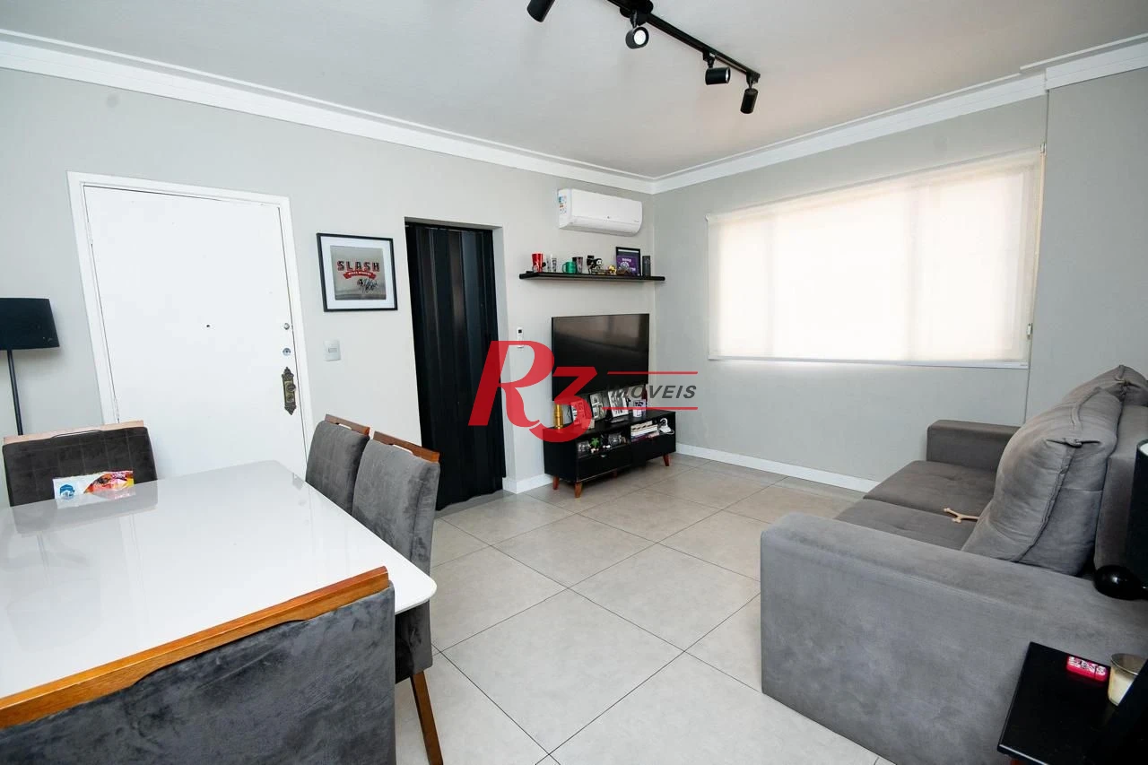 Apartamento com 2 dormitórios à venda, 94 m² por R$ 480.000,00 - Embaré - Santos/SP