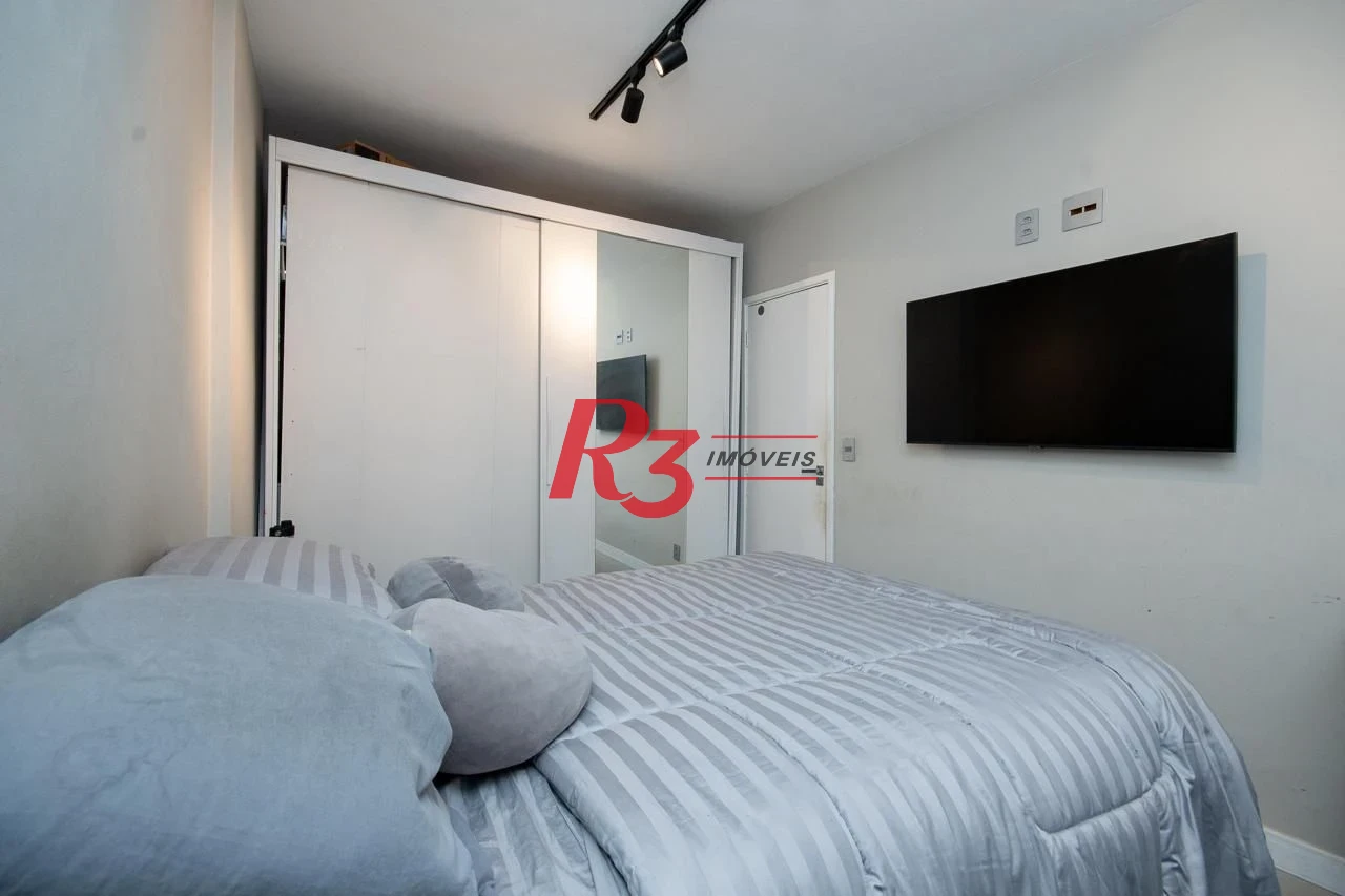 Apartamento com 2 dormitórios à venda, 94 m² por R$ 480.000,00 - Embaré - Santos/SP
