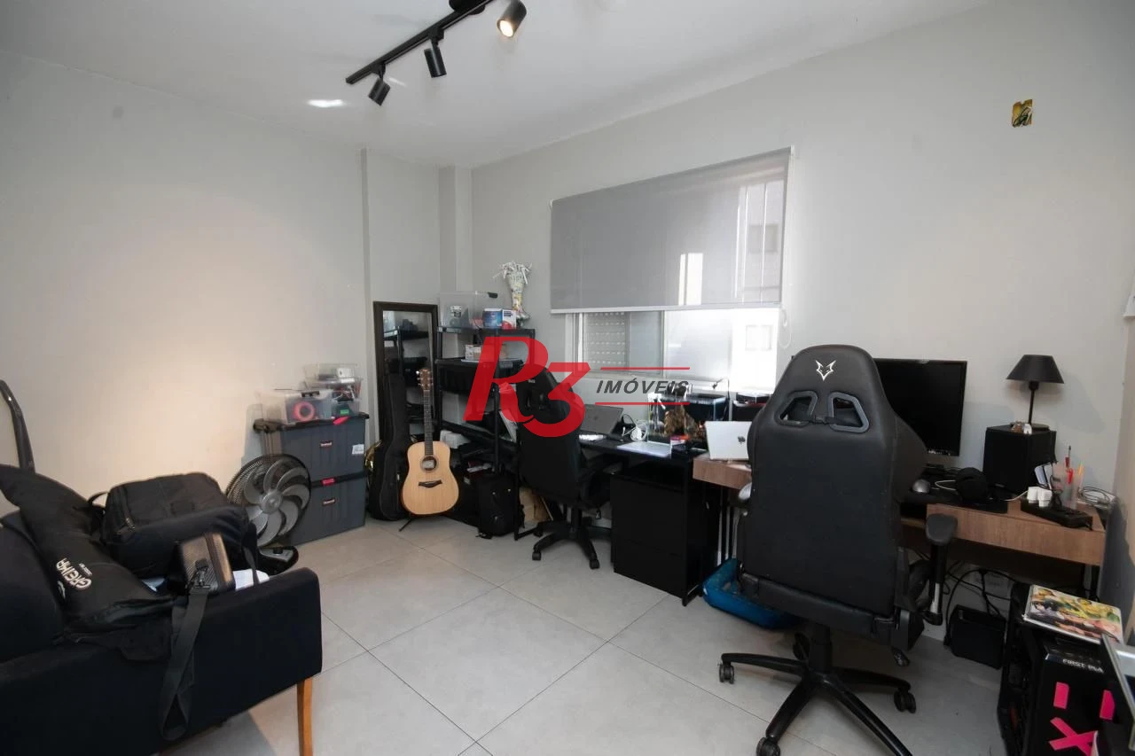 Apartamento com 2 dormitórios à venda, 94 m² por R$ 480.000,00 - Embaré - Santos/SP