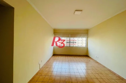 Apartamento com 2 dormitórios para alugar, 95 m² por R$ 3.650,00/mês - Embaré - Santos/SP