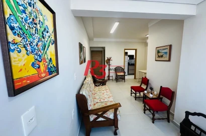 Apartamento com 2 dormitórios à venda, 72 m² por R$ 960.000,00 - Boqueirão - Santos/SP