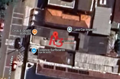 Terreno à venda, 272 m² por R$ 854.000,00 - Marapé - Santos/SP