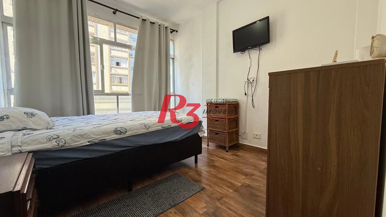 Apartamento com 2 dormitórios à venda, 64 m² por R$ 575.000,00 - Embaré - Santos/SP