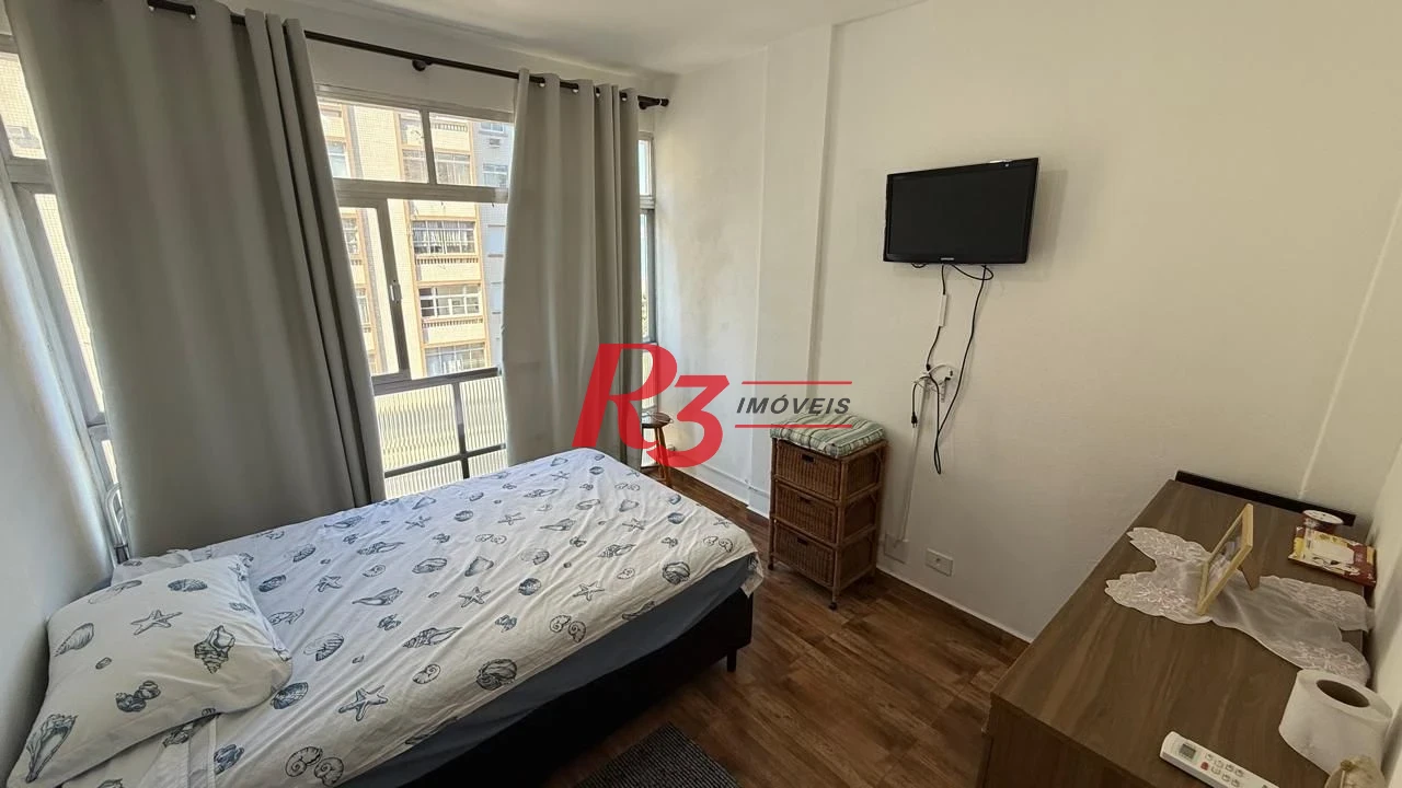Apartamento com 2 dormitórios à venda, 64 m² por R$ 575.000,00 - Embaré - Santos/SP
