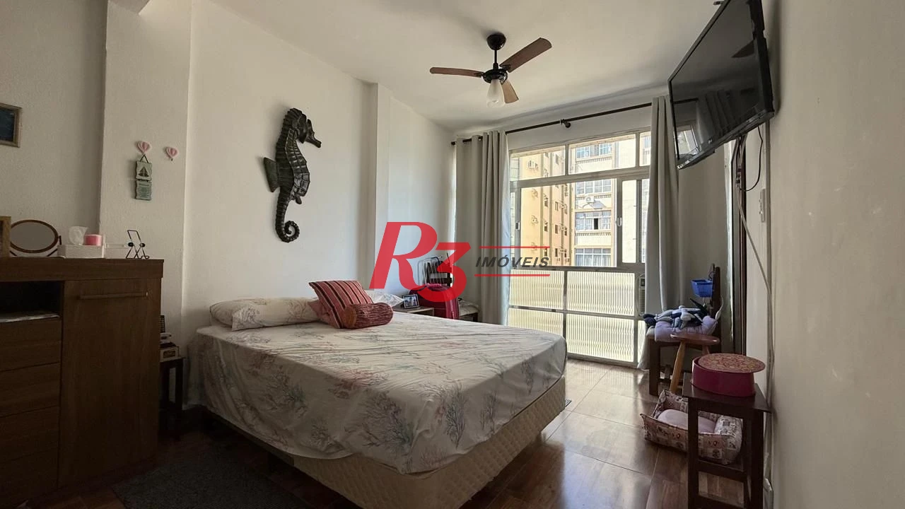 Apartamento com 2 dormitórios à venda, 64 m² por R$ 575.000,00 - Embaré - Santos/SP
