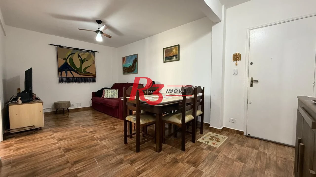 Apartamento com 2 dormitórios à venda, 64 m² por R$ 575.000,00 - Embaré - Santos/SP