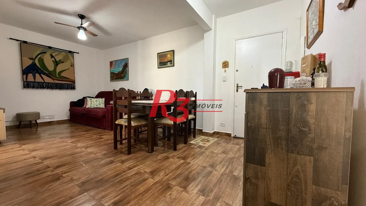 Apartamento com 2 dormitórios à venda, 64 m² por R$ 575.000,00 - Embaré - Santos/SP
