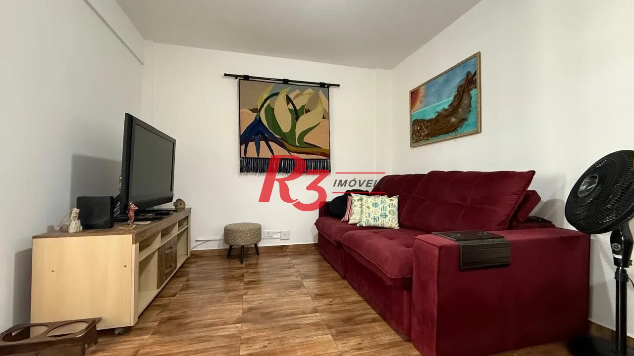 Apartamento com 2 dormitórios à venda, 64 m² por R$ 575.000,00 - Embaré - Santos/SP