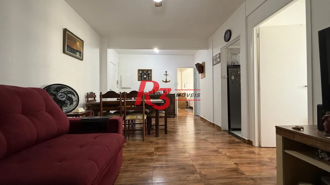 Apartamento com 2 dormitórios à venda, 64 m² por R$ 575.000,00 - Embaré - Santos/SP