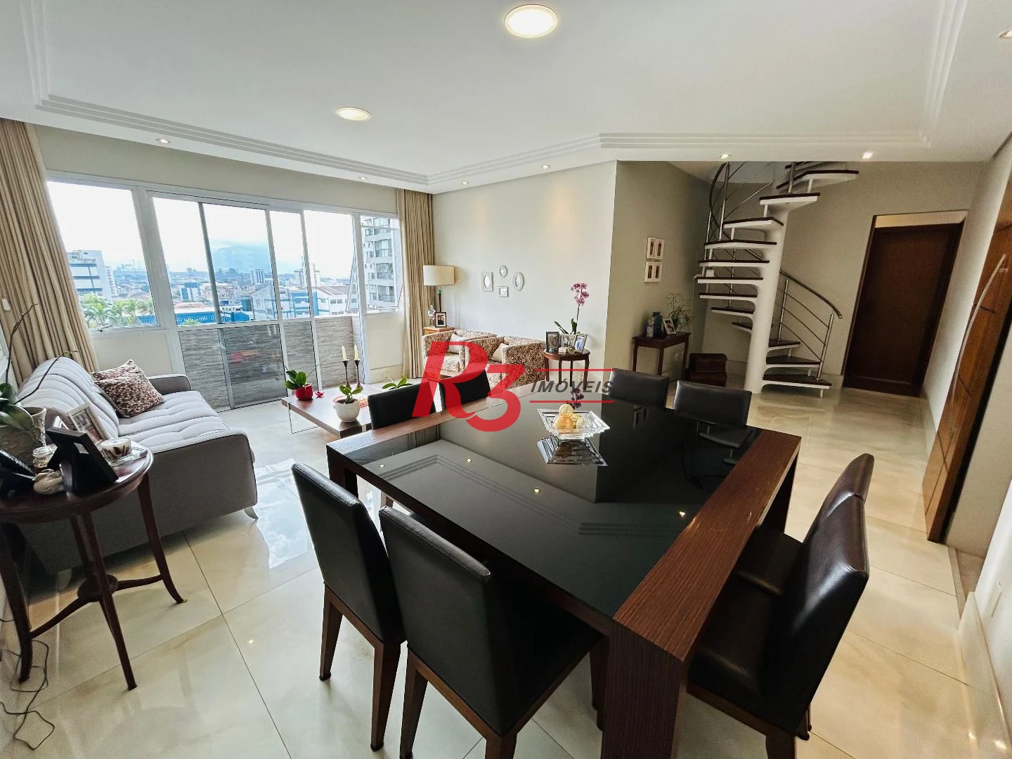 Cobertura com 3 dormitórios à venda, 258 m² por R$ 2.980.000,00 - Boqueirão - Santos/SP