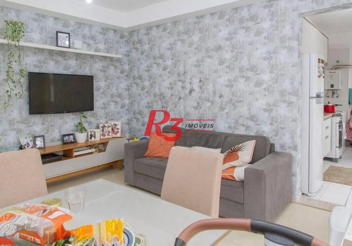 Apartamento com 2 dormitórios à venda, 72 m² por R$ 680.000,00 - José Menino - Santos/SP