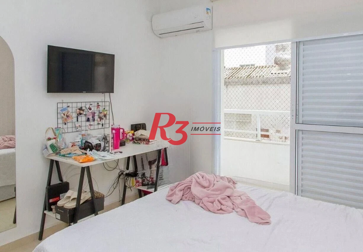 Apartamento com 2 dormitórios à venda, 72 m² por R$ 680.000,00 - José Menino - Santos/SP