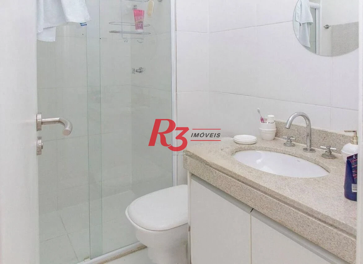 Apartamento com 2 dormitórios à venda, 72 m² por R$ 680.000,00 - José Menino - Santos/SP