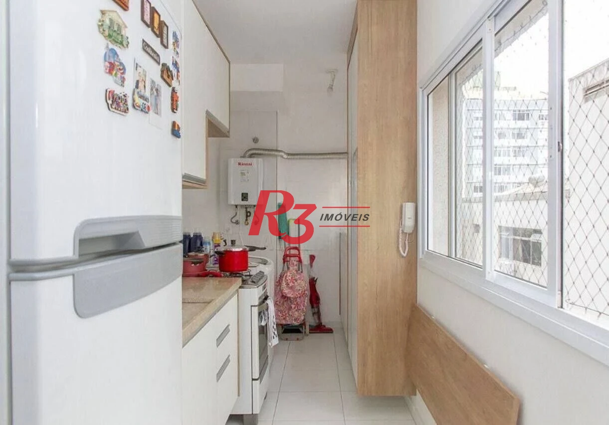 Apartamento com 2 dormitórios à venda, 72 m² por R$ 680.000,00 - José Menino - Santos/SP