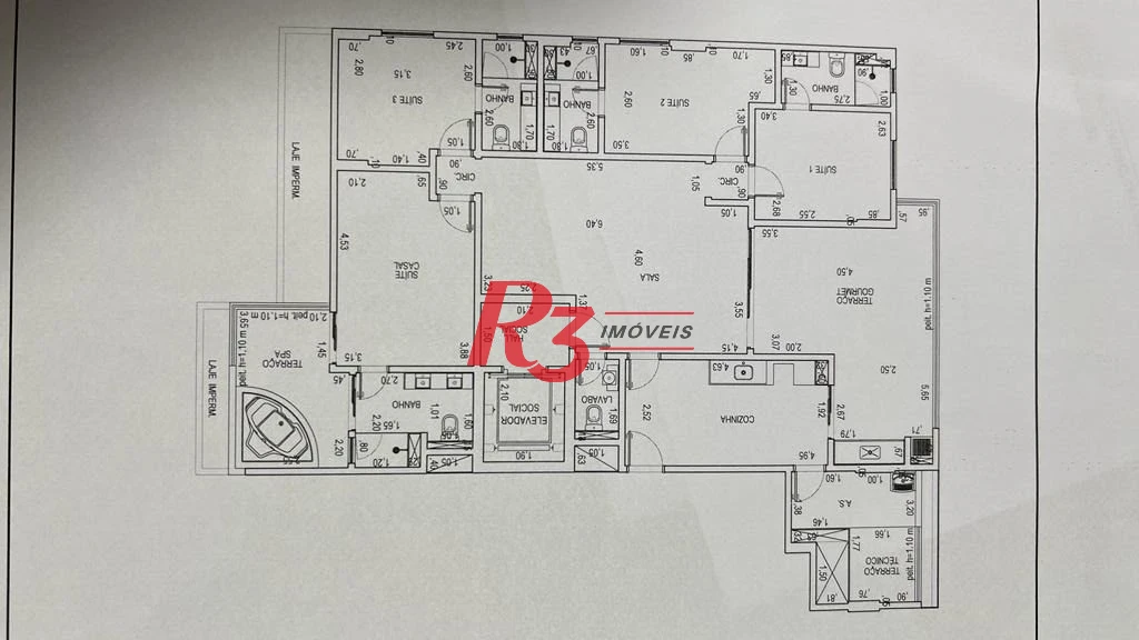 Apartamento com 4 dormitórios à venda, 164 m² por R$ 4.390.000,00 - Ponta da Praia - Santos/SP