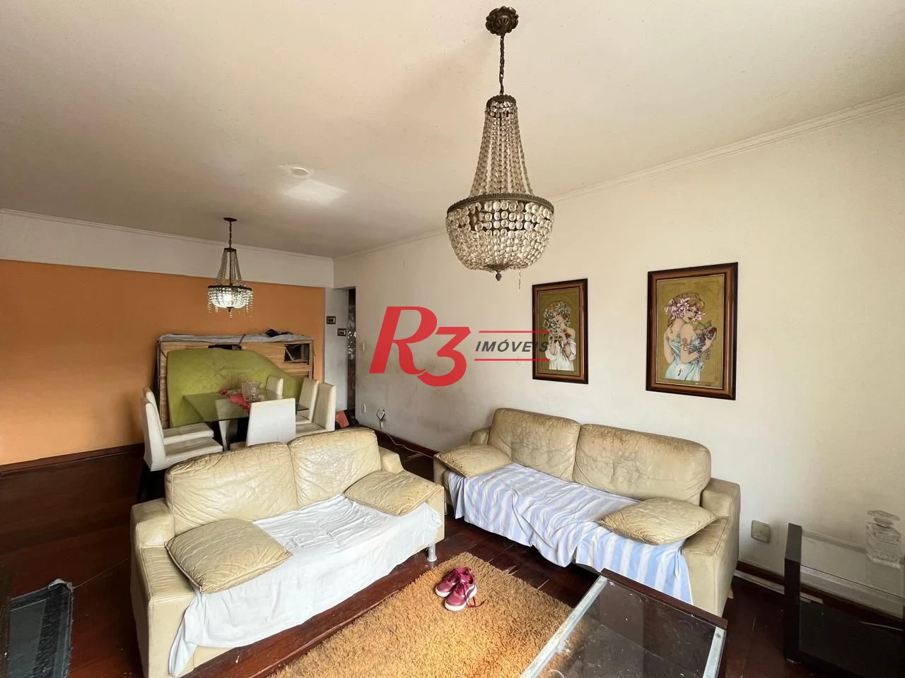 Apartamento, 90 m² - venda por R$ 480.000,00 ou aluguel por R$ 3.800,02/mês - Marapé - Santos/SP