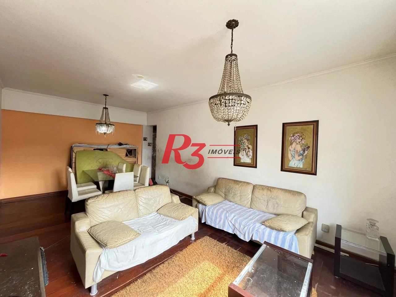 Apartamento, 90 m² - venda por R$ 480.000,00 ou aluguel por R$ 3.800,02/mês - Marapé - Santos/SP