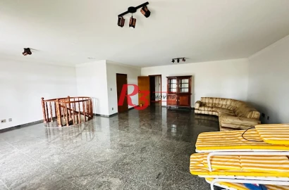 Cobertura com 4 dormitórios à venda, 495 m² por R$ 5.520.000,00 - Boqueirão - Santos/SP