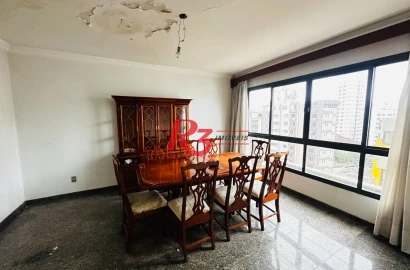 Cobertura com 4 dormitórios à venda, 495 m² por R$ 5.520.000,00 - Boqueirão - Santos/SP