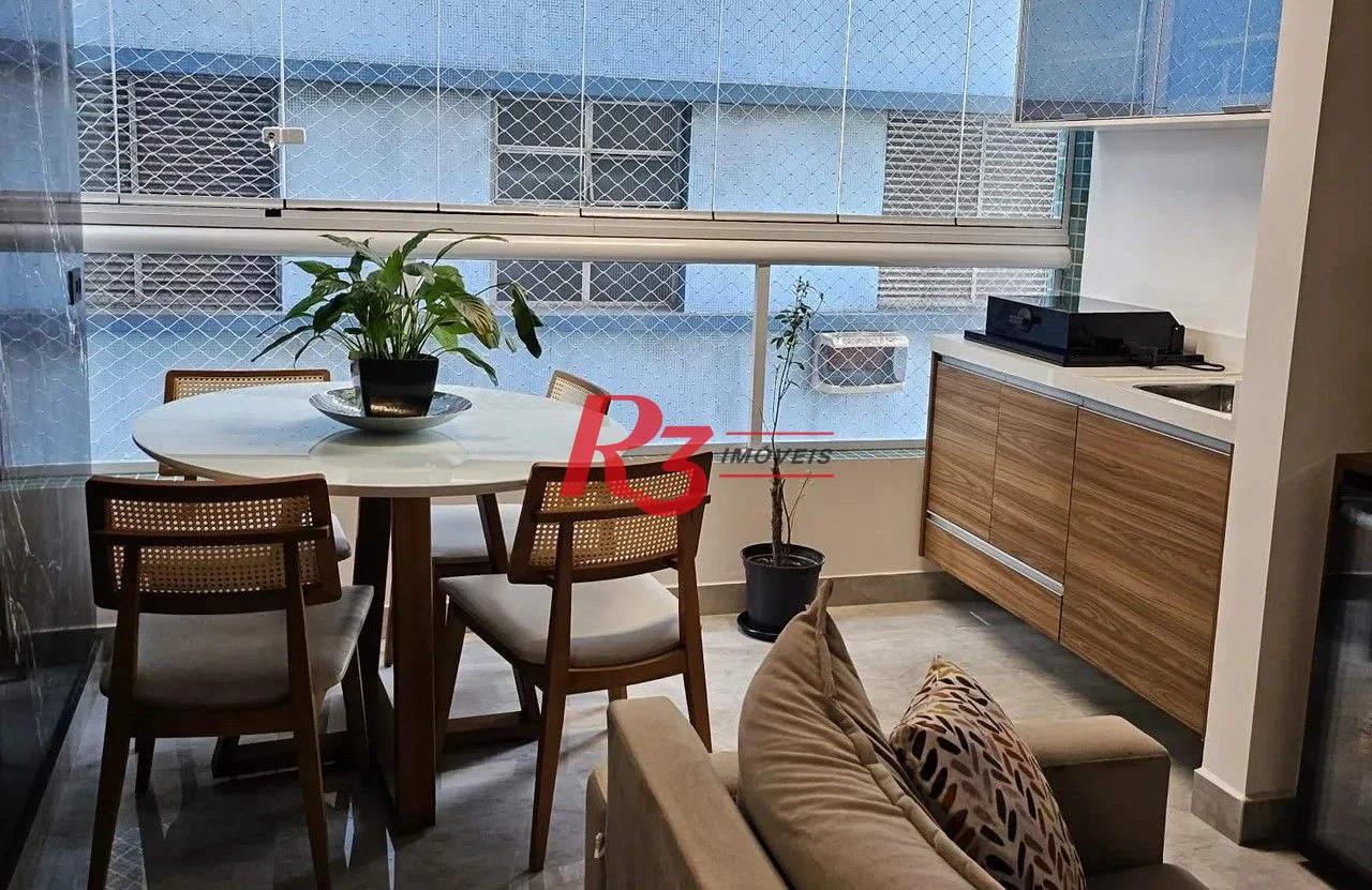 Apartamento à venda, 108 m² por R$ 1.440.000,00 - Itararé - São Vicente/SP