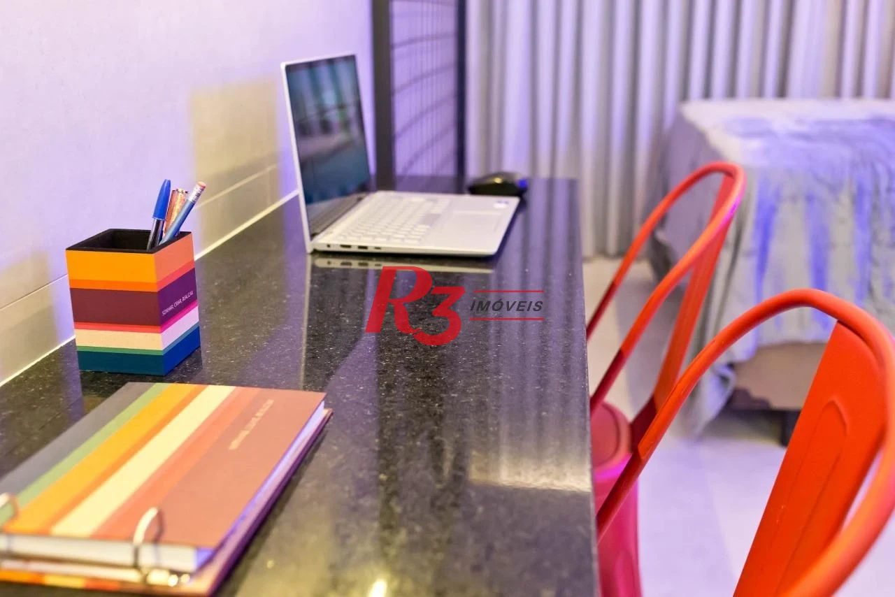 Kitnet com 1 dormitório à venda, 28 m² por R$ 375.000,00 - José Menino - Santos/SP