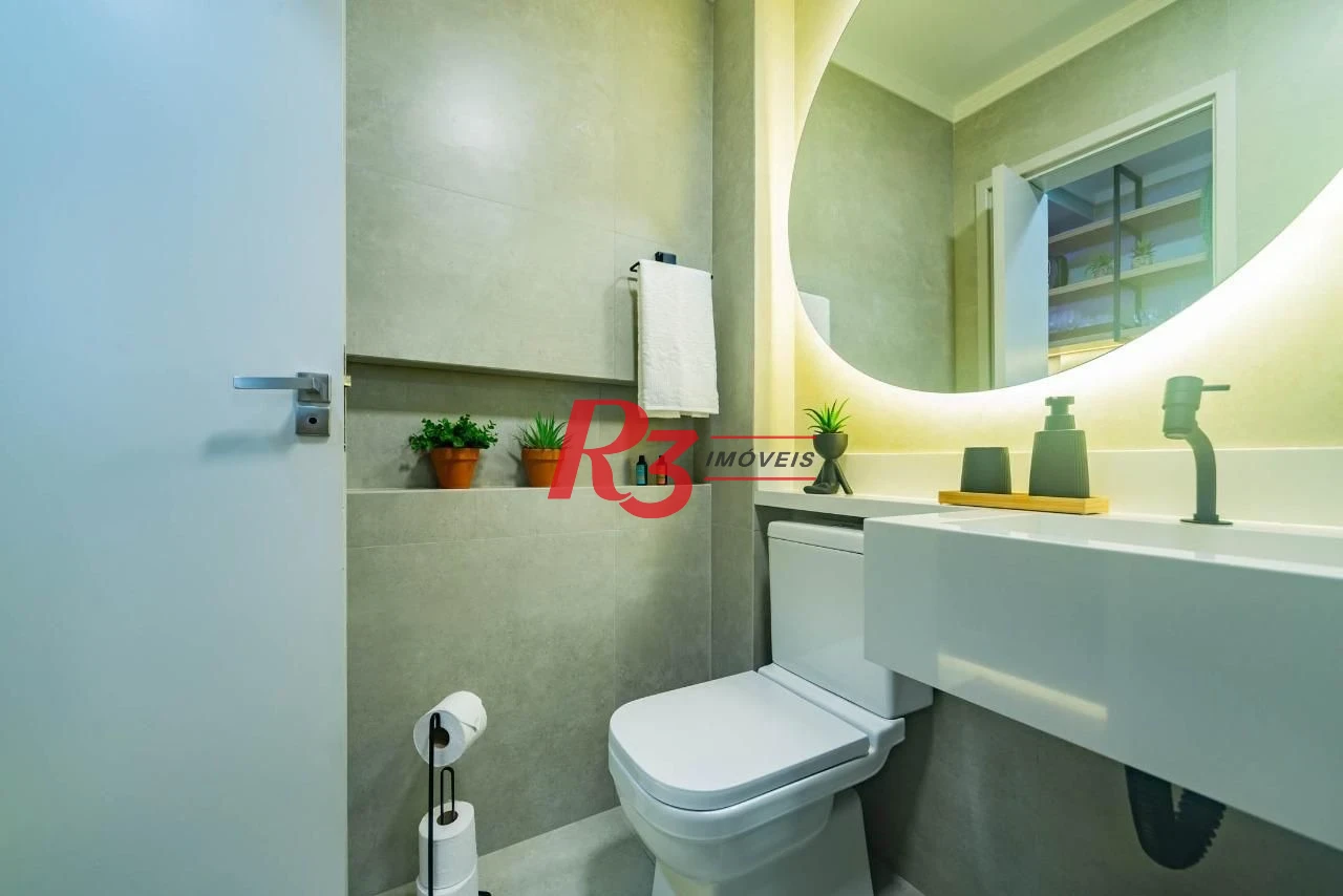 Kitnet com 1 dormitório à venda, 28 m² por R$ 375.000,00 - José Menino - Santos/SP