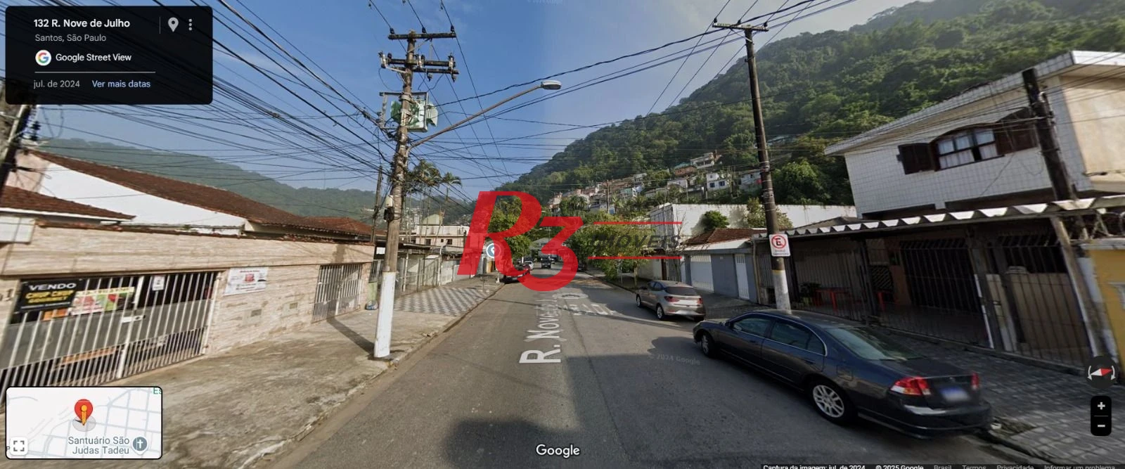 Terreno à venda, 208 m² por R$ 615.000,00 - Marapé - Santos/SP