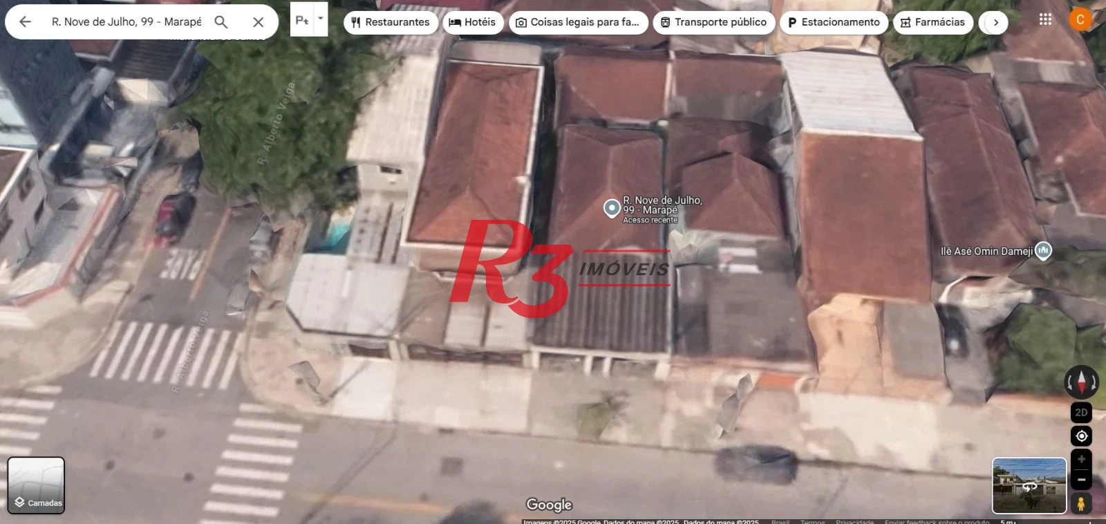 Terreno à venda, 208 m² por R$ 615.000,00 - Marapé - Santos/SP