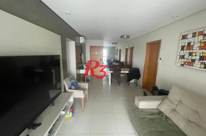 Apartamento com 3 dormitórios à venda, 129 m² por R$ 2.235.000,00 - Aparecida - Santos/SP