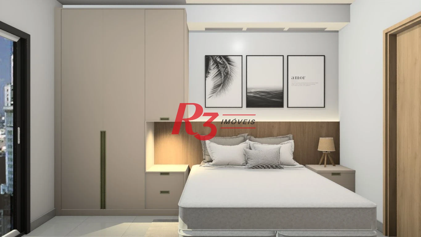 Apartamento com 2 dormitórios para alugar, 65 m² por R$ 7.000,01/mês - Ponta da Praia - Santos/SP