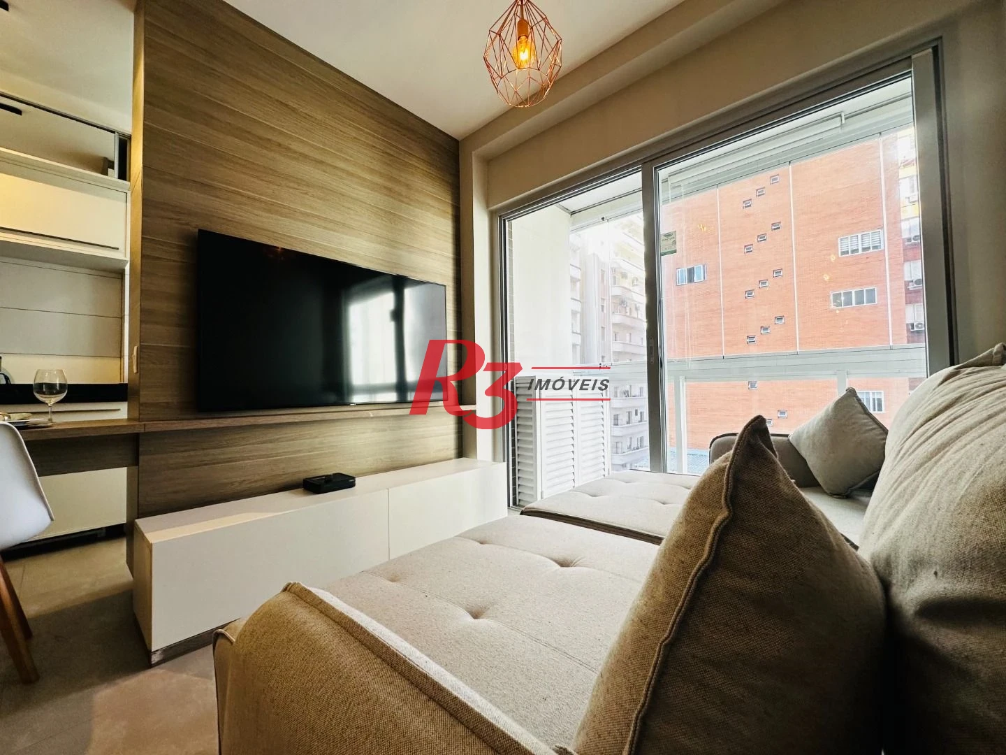 Apartamento com 1 dormitório à venda, 46 m² por R$ 750.000,00 - Boqueirão - Santos/SP