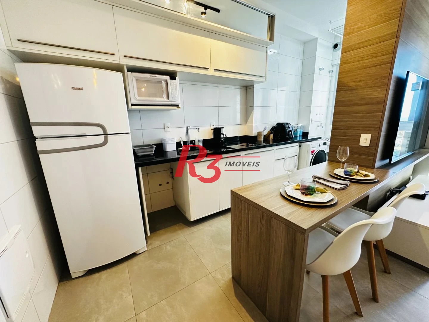 Apartamento com 1 dormitório à venda, 46 m² por R$ 750.000,00 - Boqueirão - Santos/SP
