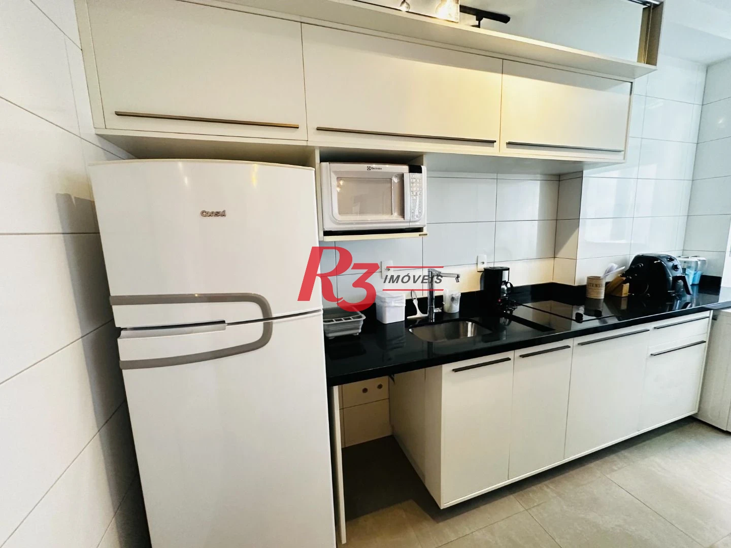 Apartamento com 1 dormitório à venda, 46 m² por R$ 750.000,00 - Boqueirão - Santos/SP