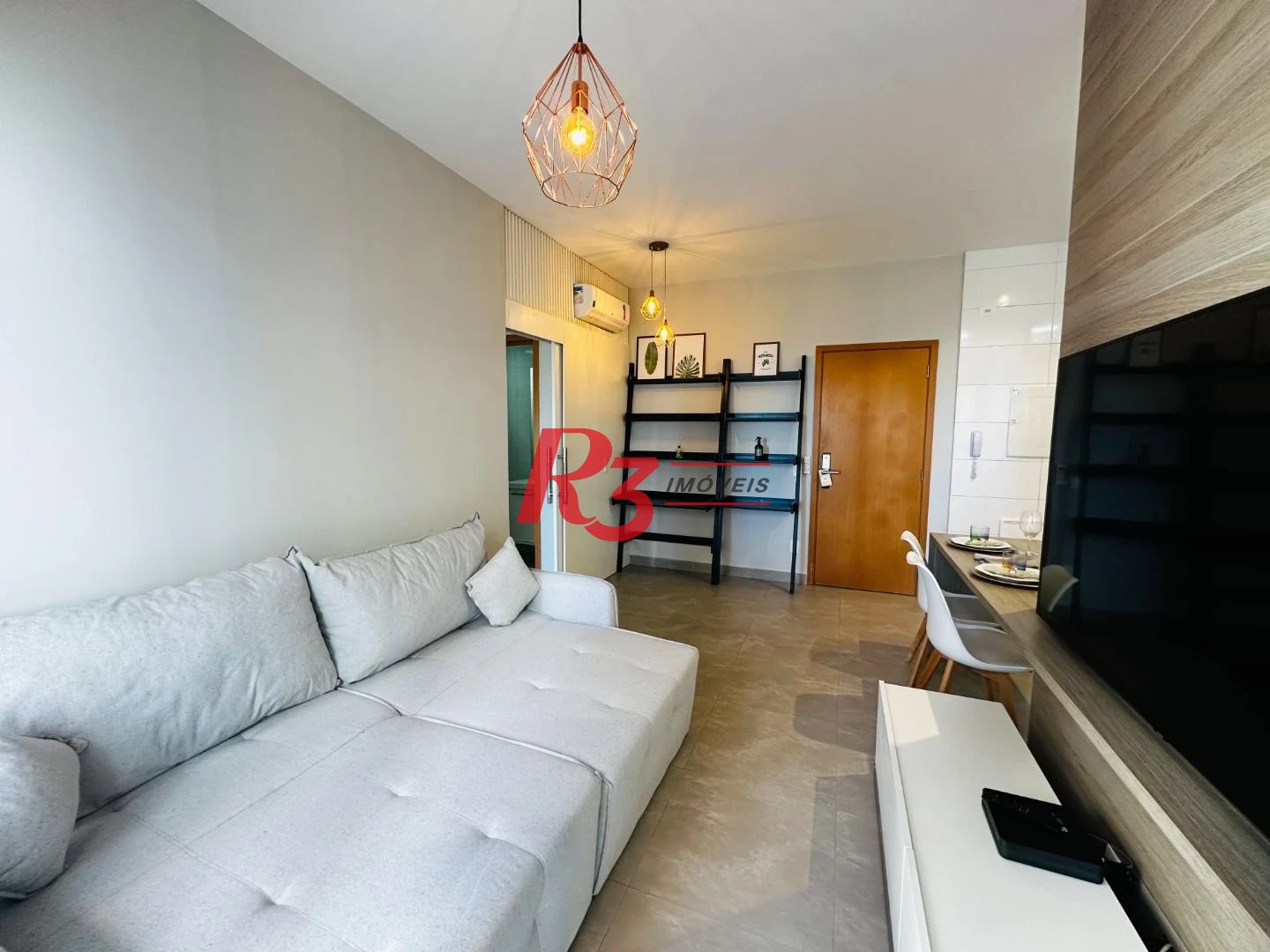 Apartamento com 1 dormitório à venda, 46 m² por R$ 750.000,00 - Boqueirão - Santos/SP