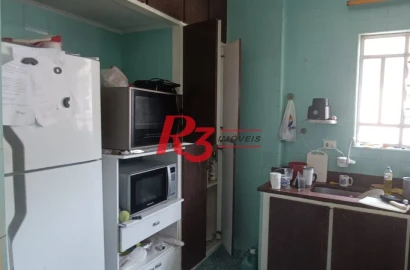 Apartamento com 3 dormitórios à venda, 90 m² por R$ 380.000,00 - Embaré - Santos/SP
