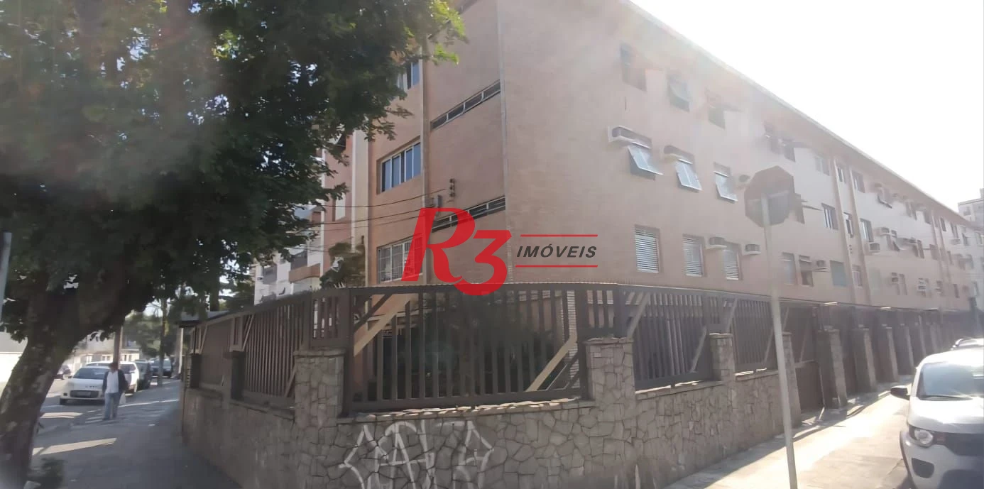Apartamento com 3 dormitórios à venda, 90 m² por R$ 380.000,00 - Embaré - Santos/SP