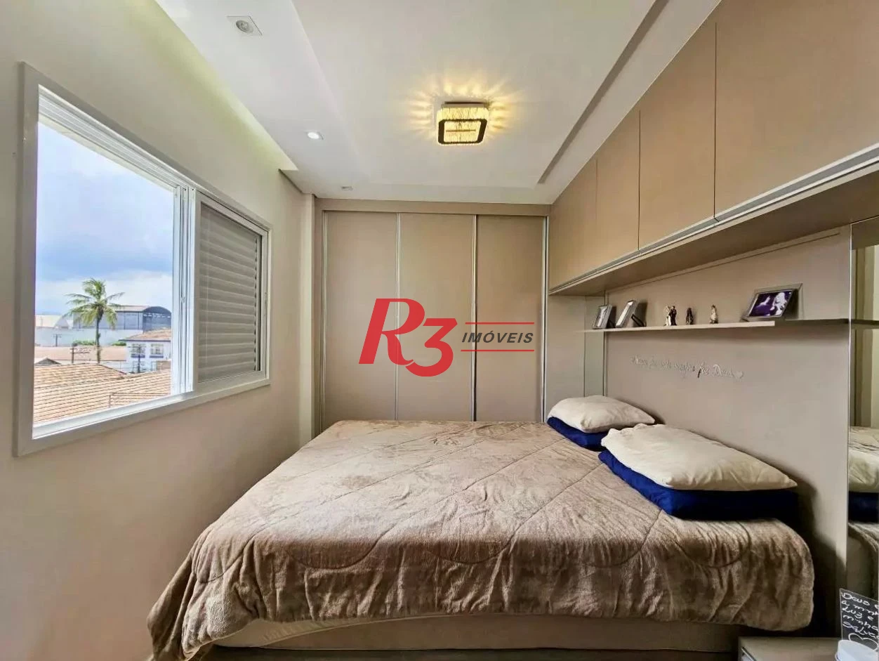 Apartamento com 2 dormitórios à venda, 72 m² por R$ 702.000,00 - Macuco - Santos/SP