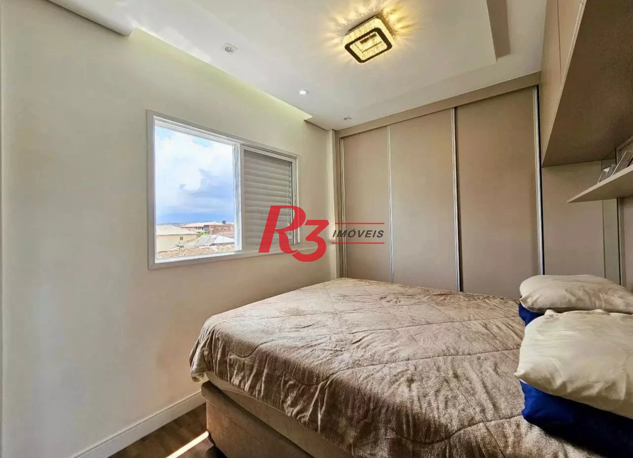 Apartamento com 2 dormitórios à venda, 72 m² por R$ 702.000,00 - Macuco - Santos/SP