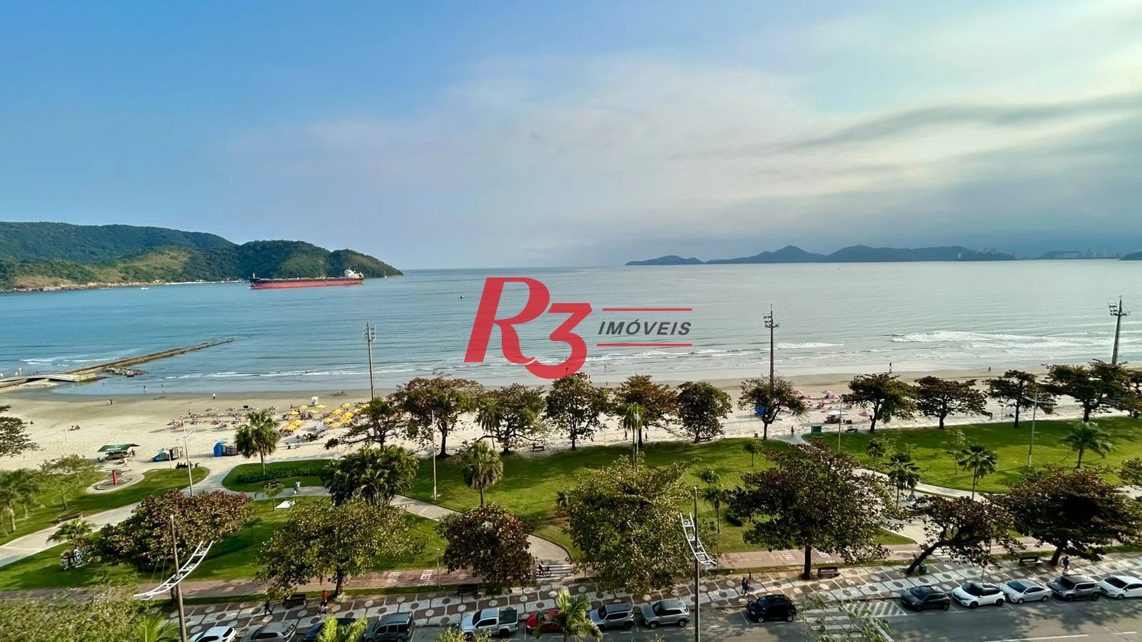 Apartamento com 1 dormitório para alugar, 64 m² por R$ 3.650,00/mês - Aparecida - Santos/SP