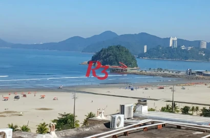 Apartamento com 1 dormitório à venda, 52 m² por R$ 460.000,00 - Pompéia - Santos/SP