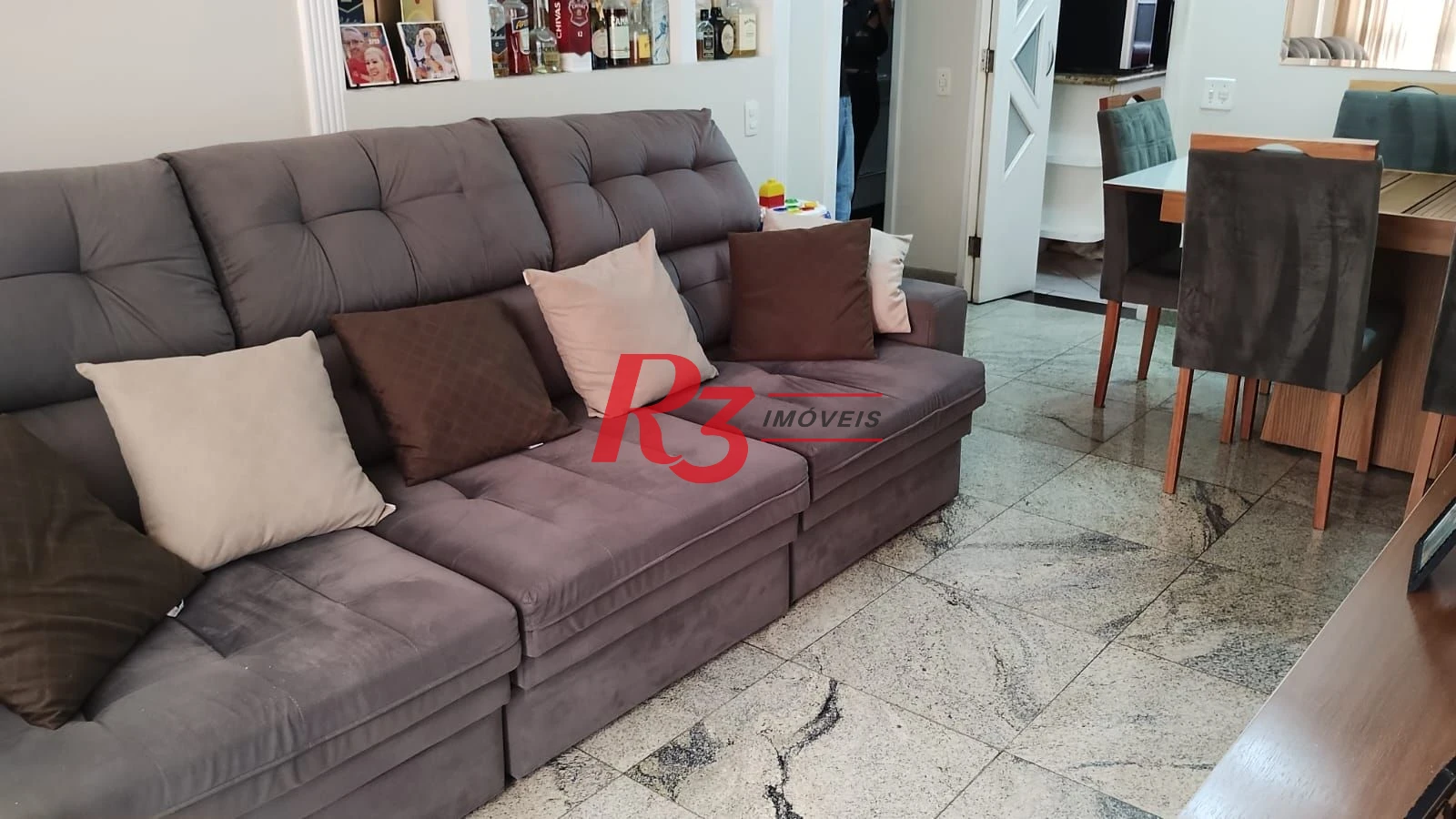 Apartamento com 3 dormitórios à venda, 98 m² por R$ 960.000,00 - Boqueirão - Santos/SP