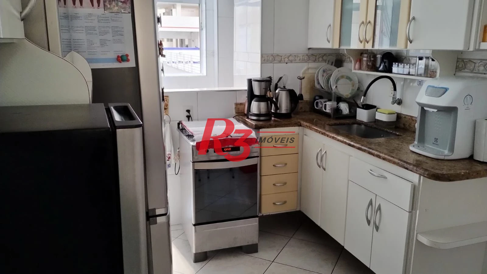 Apartamento com 3 dormitórios à venda, 98 m² por R$ 960.000,00 - Boqueirão - Santos/SP