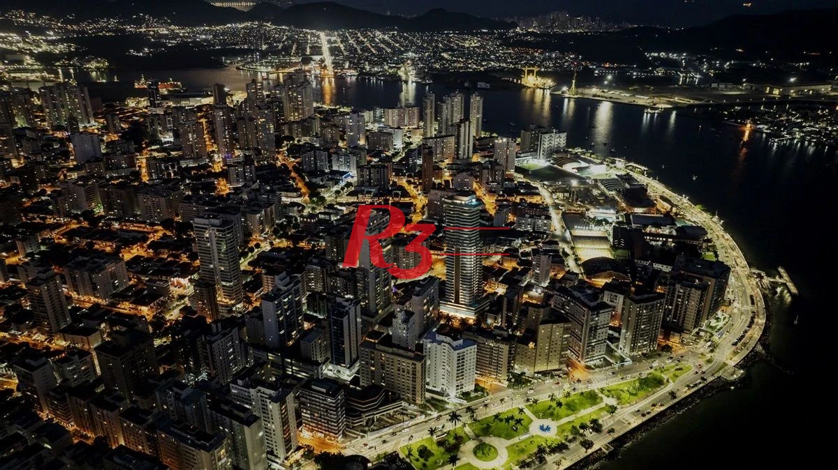 Apartamento com 4 dormitórios à venda, 182 m² por R$ 4.700.000,00 - Ponta da Praia - Santos/SP