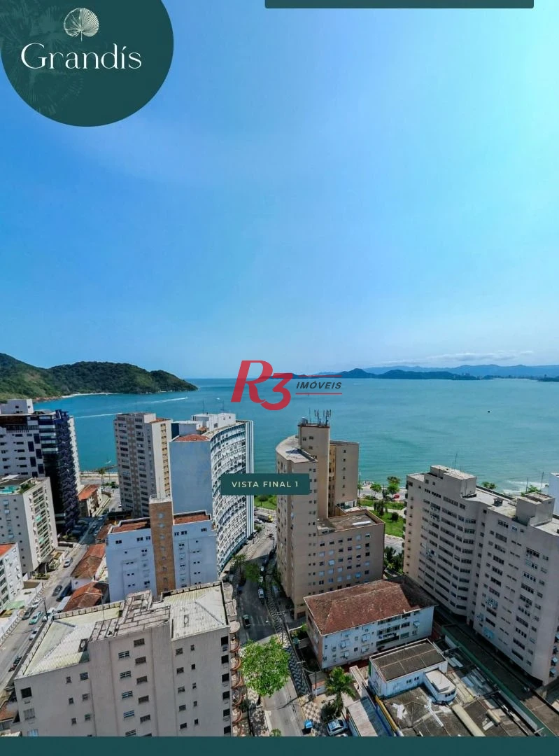 Apartamento com 4 dormitórios à venda, 182 m² por R$ 4.700.000,00 - Ponta da Praia - Santos/SP