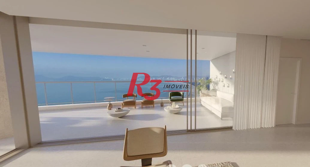 Apartamento com 4 dormitórios à venda, 182 m² por R$ 4.700.000,00 - Ponta da Praia - Santos/SP