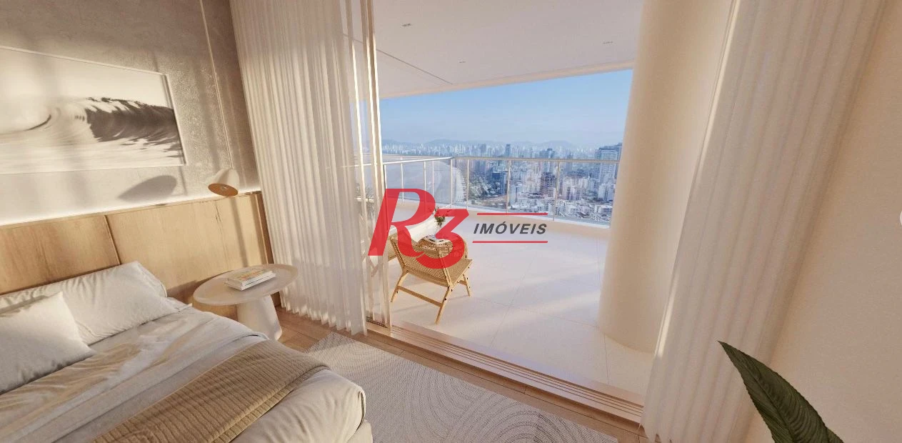 Apartamento com 4 dormitórios à venda, 182 m² por R$ 4.700.000,00 - Ponta da Praia - Santos/SP