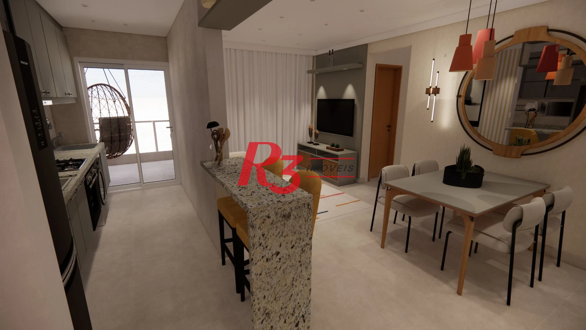 Apartamento à venda, 87 m² por R$ 1.389.756,83 - Ponta da Praia - Santos/SP