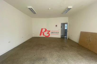 Sala para alugar, 80 m² por R$ 3.000,00/mês - Centro - Santos/SP