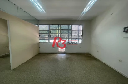Sala para alugar, 80 m² por R$ 3.500,00/mês - Centro - Santos/SP